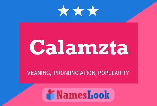 Calamzta Name Poster