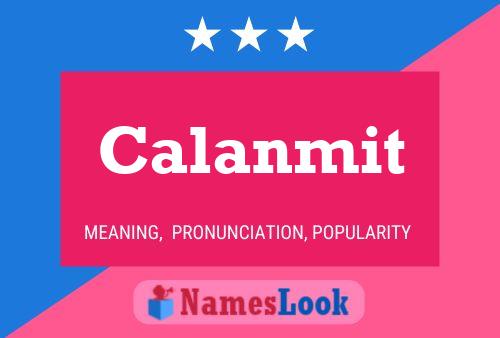 Calanmit Name Poster