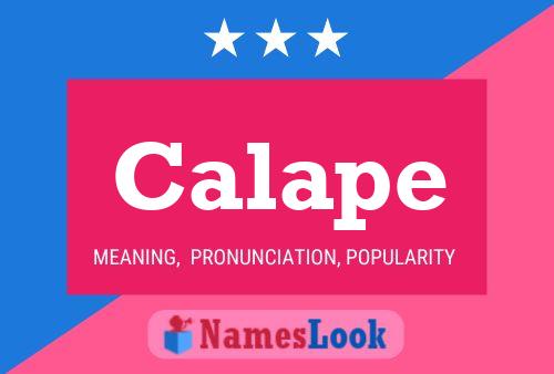 Calape Name Poster