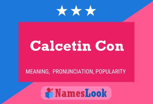 Calcetin Con Name Poster