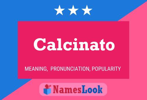 Calcinato Name Poster