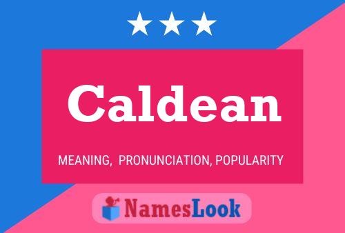 Caldean Name Poster