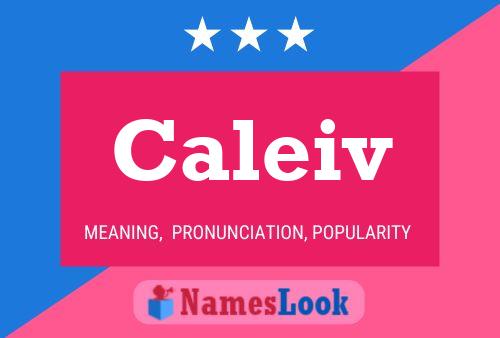 Caleiv Name Poster