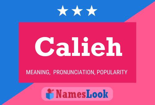 Calieh Name Poster