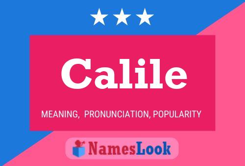 Calile Name Poster