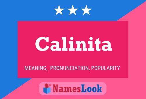 Calinita Name Poster