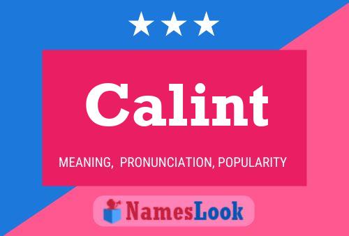 Calint Name Poster