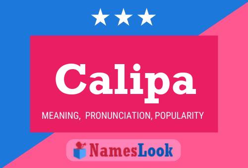 Calipa Name Poster