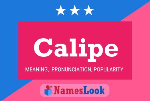 Calipe Name Poster