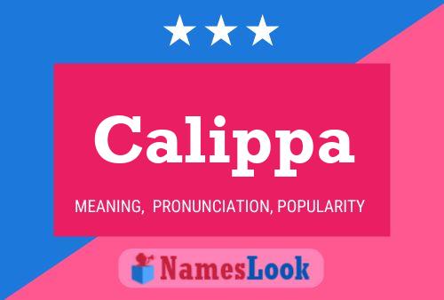 Calippa Name Poster