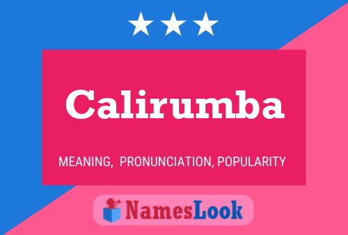 Calirumba Name Poster