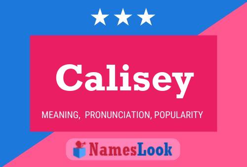 Calisey Name Poster