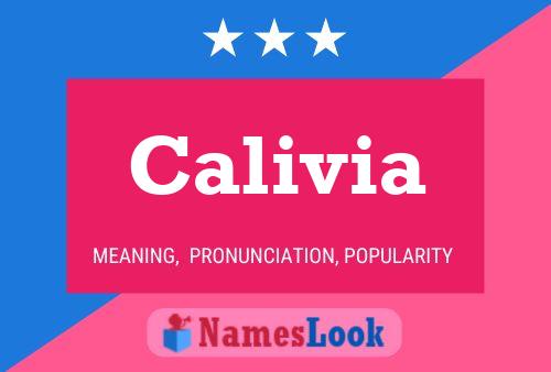 Calivia Name Poster