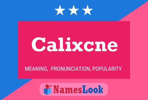 Calixcne Name Poster