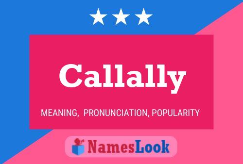 Callally Name Poster