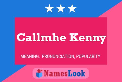 Callmhe Kenny Name Poster