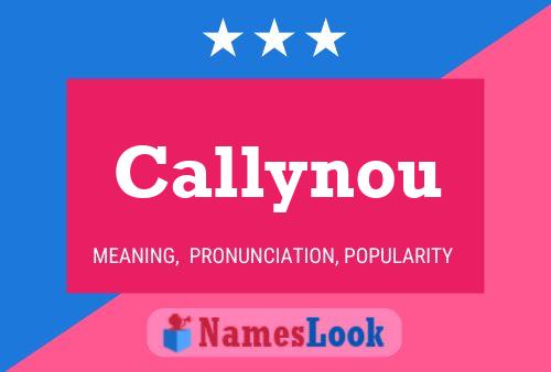 Callynou Name Poster