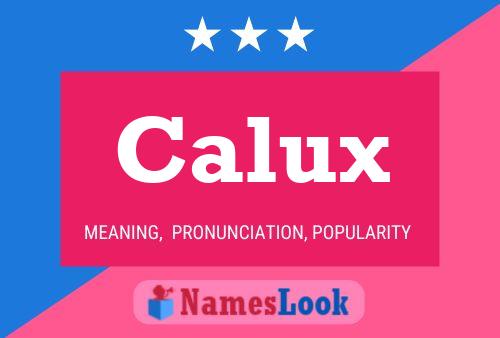 Calux Name Poster