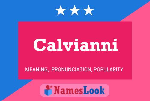 Calvianni Name Poster