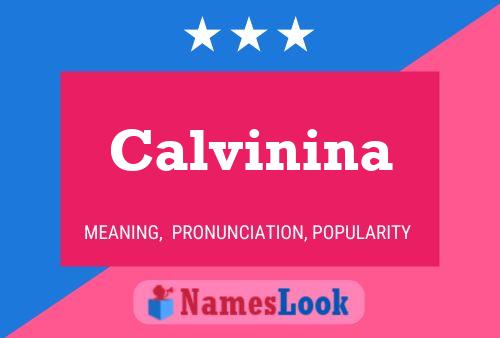 Calvinina Name Poster