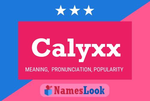 Calyxx Name Poster