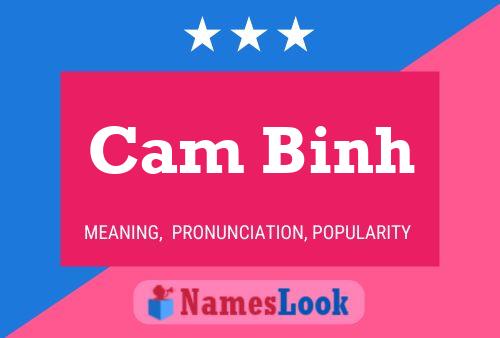 Cam Binh Name Poster