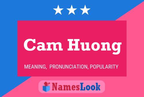 Cam Huong Name Poster