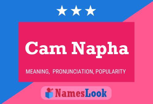 Cam Napha Name Poster