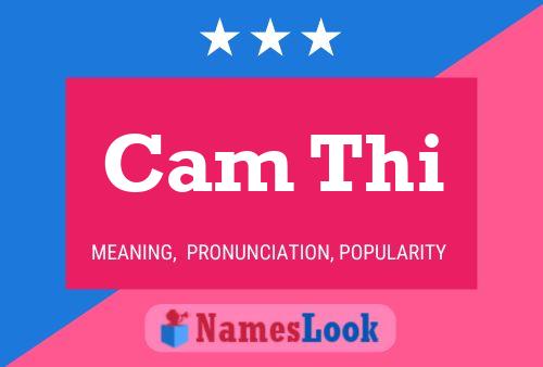 Cam Thi Name Poster