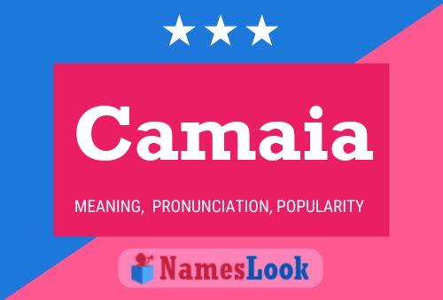 Camaia Name Poster