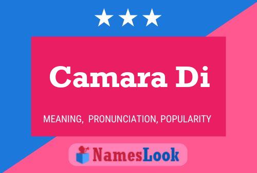 Camara Di Name Poster