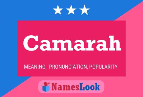 Camarah Name Poster