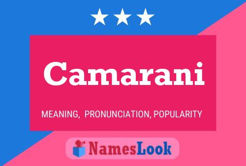 Camarani Name Poster