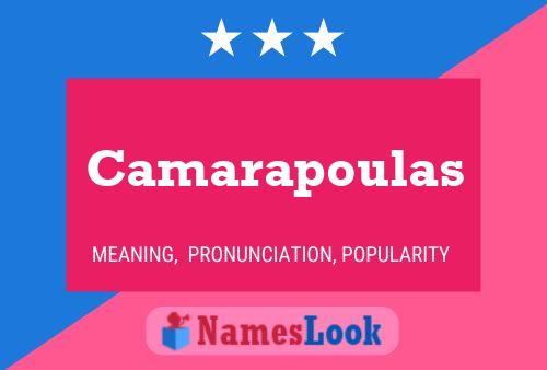 Camarapoulas Name Poster