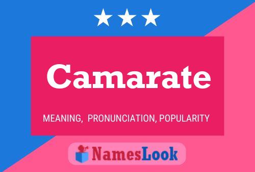 Camarate Name Poster