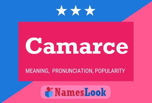 Camarce Name Poster