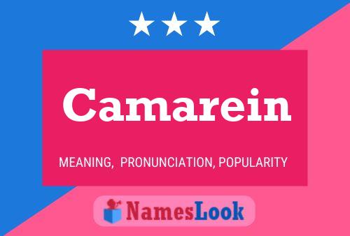 Camarein Name Poster