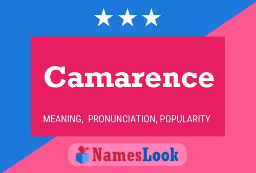 Camarence Name Poster