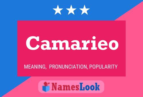 Camarieo Name Poster