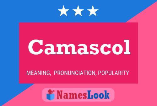 Camascol Name Poster