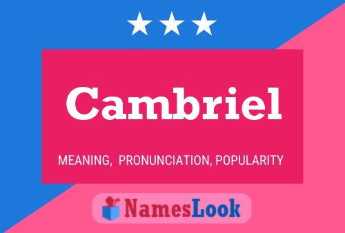 Cambriel Name Poster