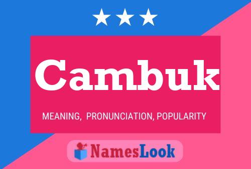 Cambuk Name Poster