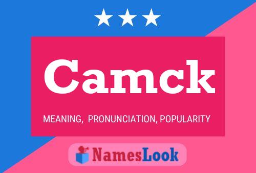 Camck Name Poster