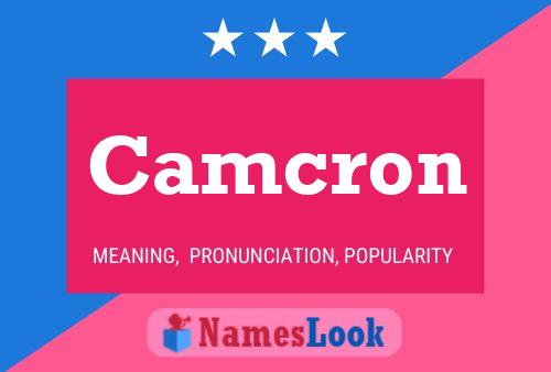 Camcron Name Poster