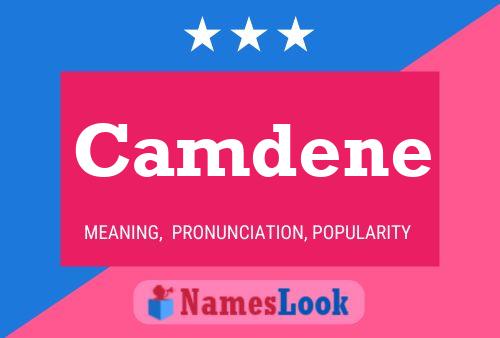 Camdene Name Poster