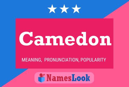 Camedon Name Poster