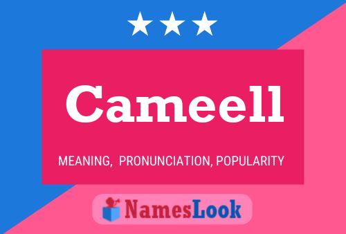 Cameell Name Poster