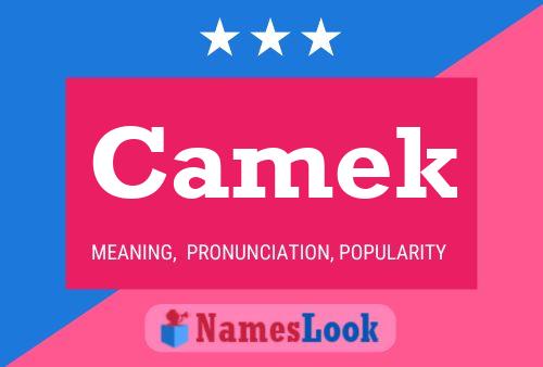 Camek Name Poster