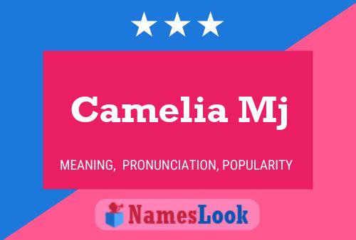 Camelia Mj Name Poster