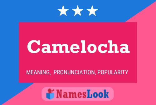 Camelocha Name Poster